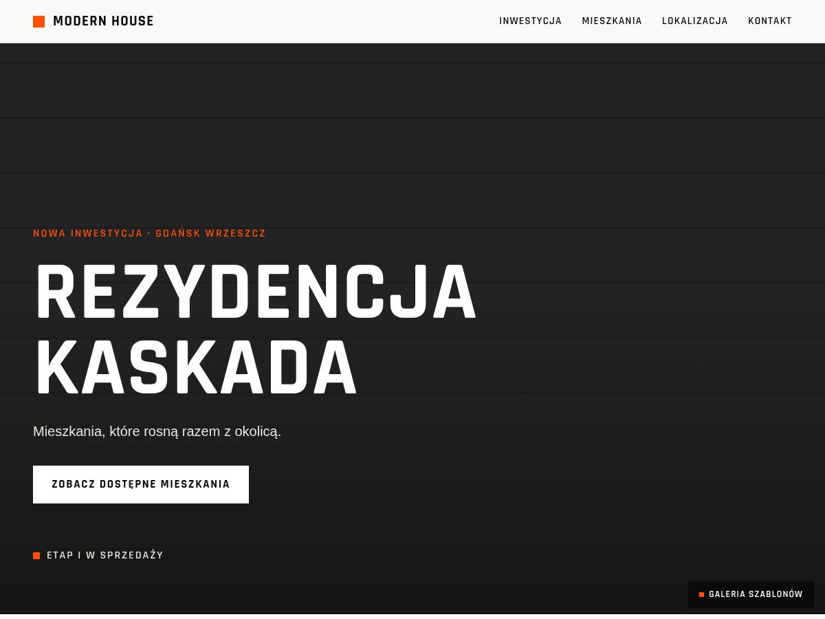 Inwestycje Deweloperskie (Układ A - Prezentacja Osiedla)