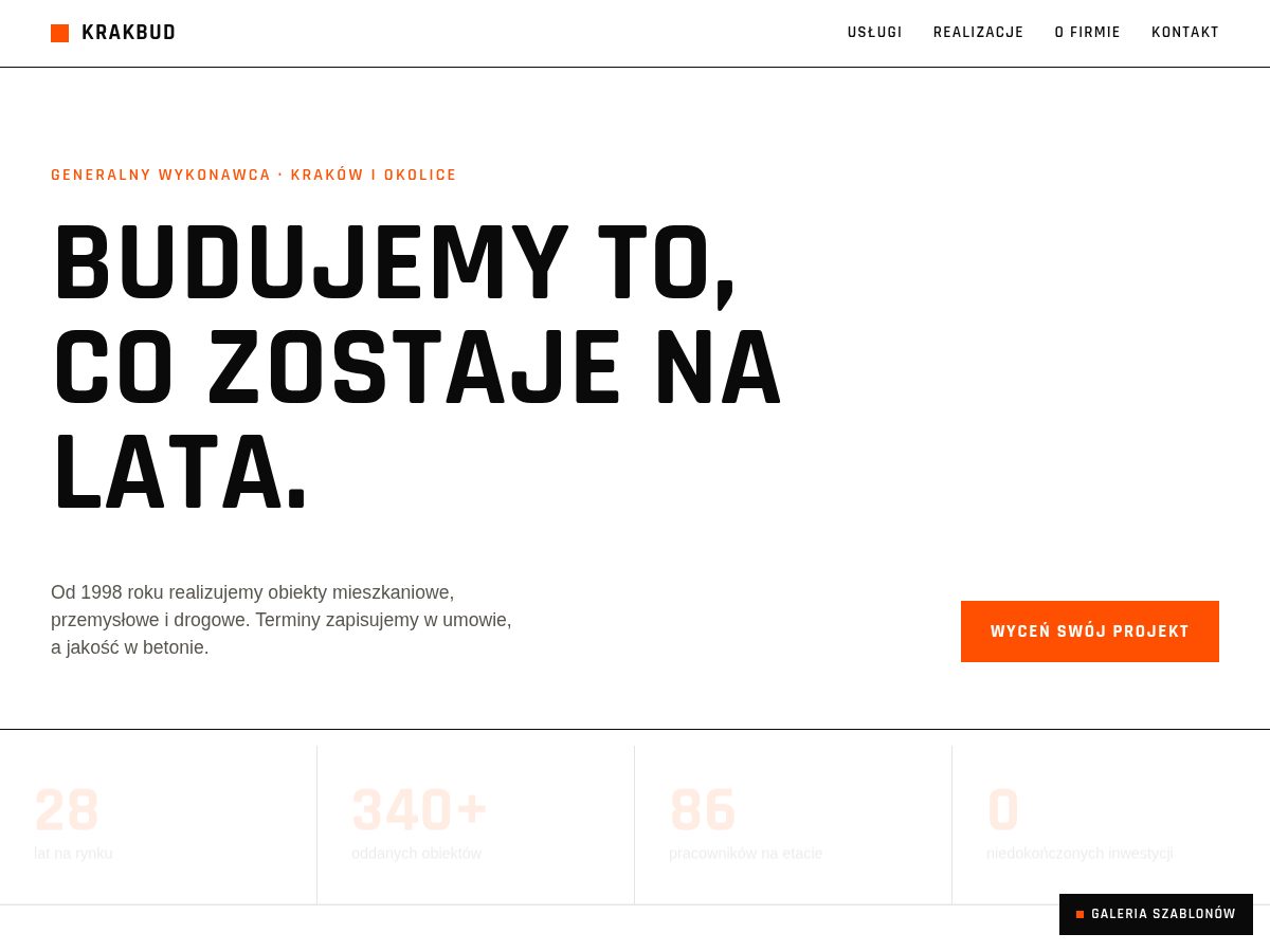 Budujemy domy z gwarancją stałej ceny na piśmie